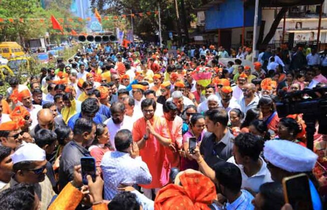 Gudi Padwa 2024 swagat yatra aaditya thackeray