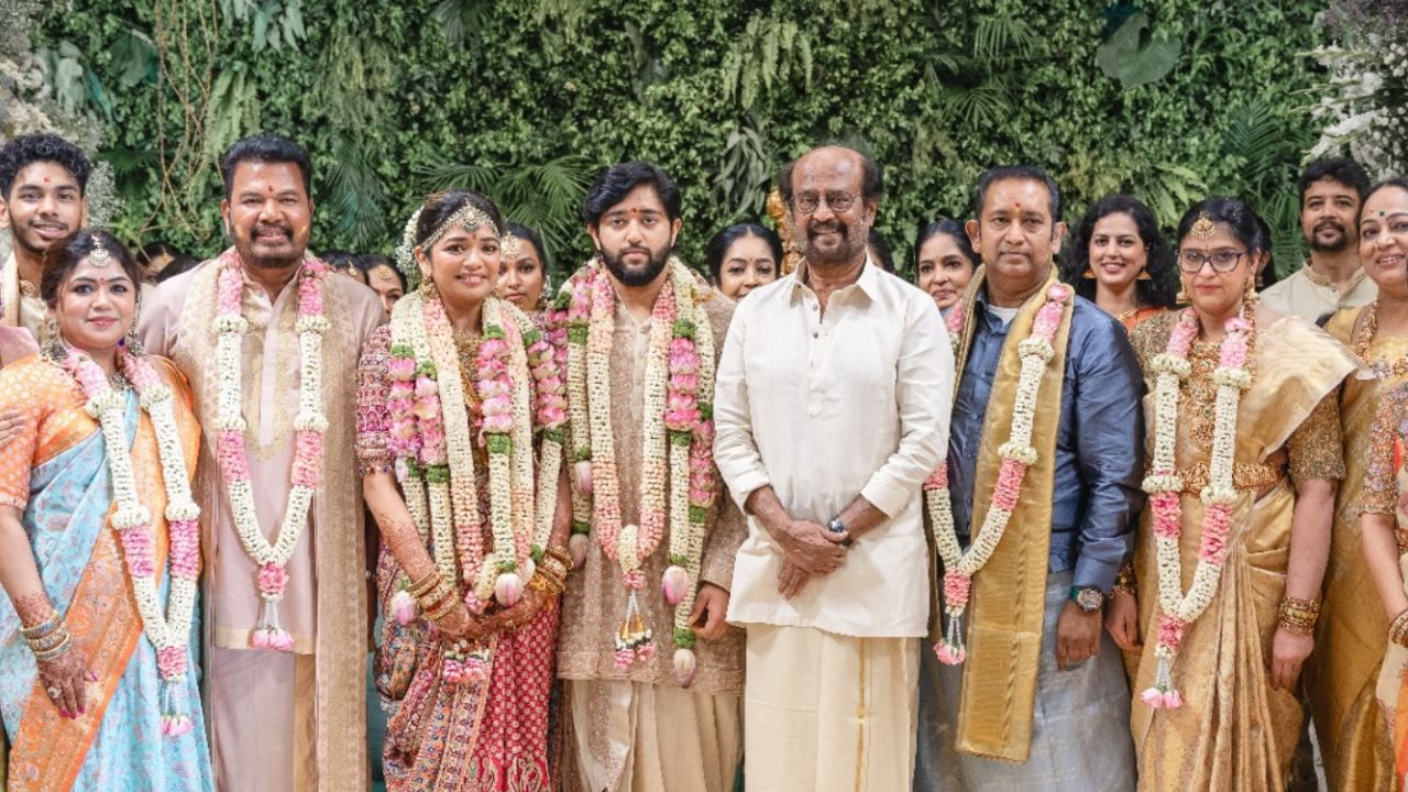 तमिळनाडूचे मुख्यमंत्री एम. के. स्टॅलिन यांच्यासोबत रजनिकांतसुद्धा या लग्नाला उपस्थित होते. रजनीकांत यांनी शंकर यांच्यासोबत तीन चित्रपटांमध्ये काम केलं. शिवाजी, एथीरान आणि 2.0 या चित्रपटांसाठी दोघांनी एकत्र काम केलं होतं.  