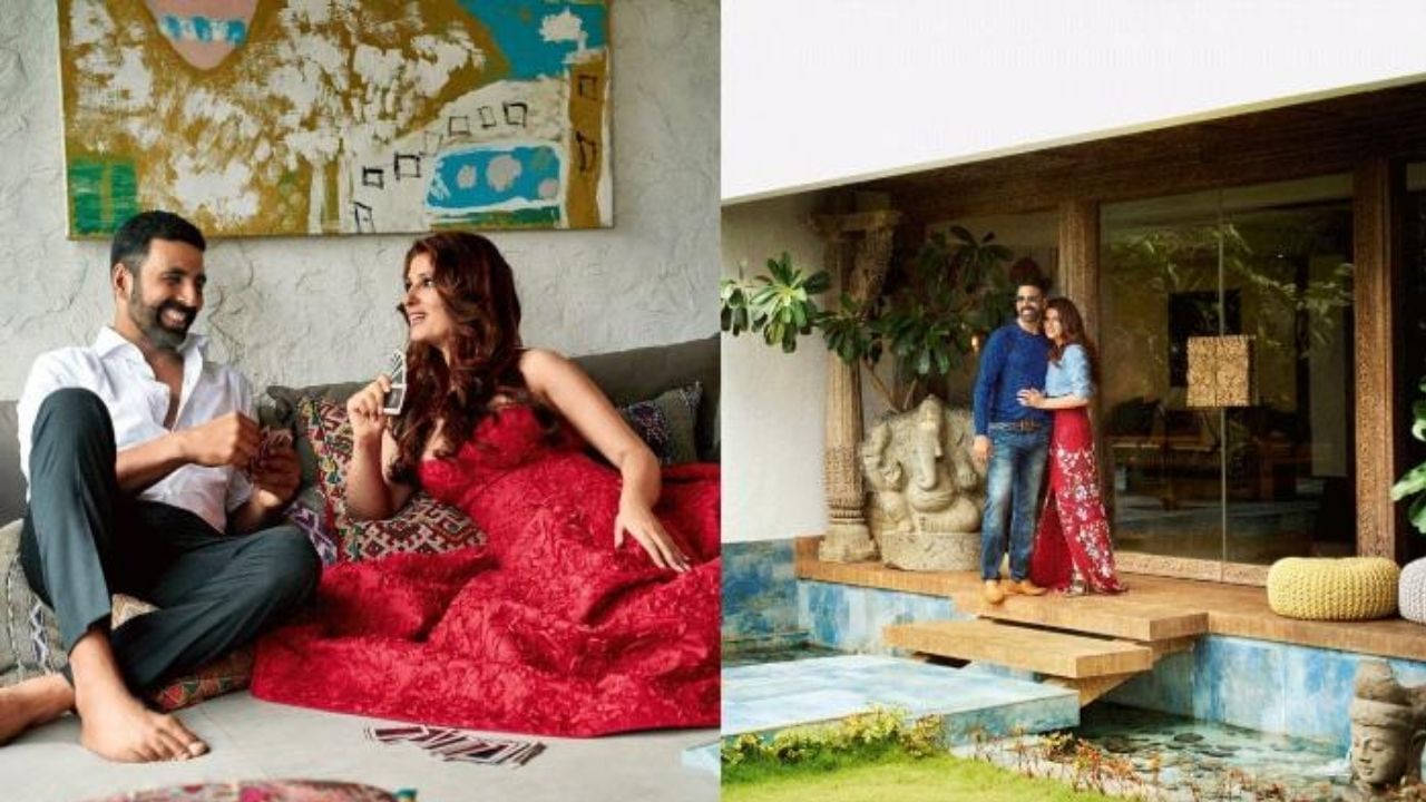 अक्षय कुमार : खिलाडी अक्षय कुमार याचे घर आलिशान आणि समुद्राभिमुख आहे. यात विस्तीर्ण बाग आहे. पत्नी ट्विंकल खन्ना हिने हे घर सजविले आहे.  त्याच्या मुख्य स्थानासह, आकर्षक अंतर्भाग आणि घराबाहेरील बुद्धासारखे स्टेटमेंट आर्ट पीस अक्षय कुमारच्या घराची शोभा वाढवितात. जुहू तारा या अक्षयच्या बंगल्याची अंदाजे 80 कोटी किंमत आहे.
