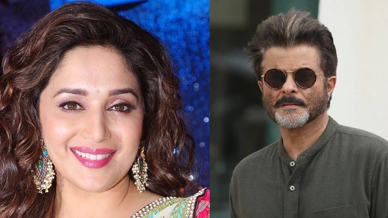 Madhuri Dixit and Anil Kapoor