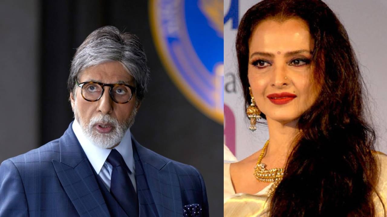 Rekha and Amitabh Bachchan