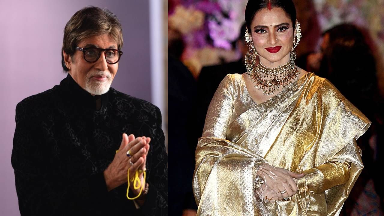 Rekha and Amitabh Bachchan