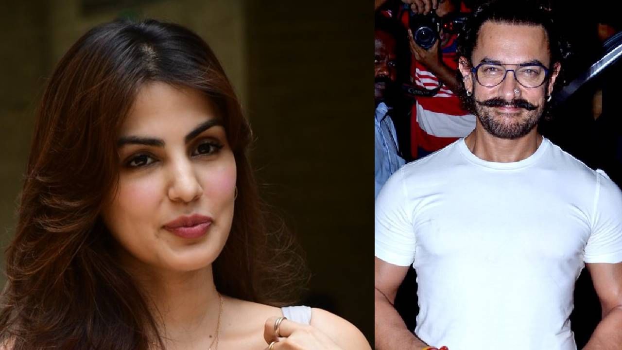Aamir Khan and Rhea Chakraborty