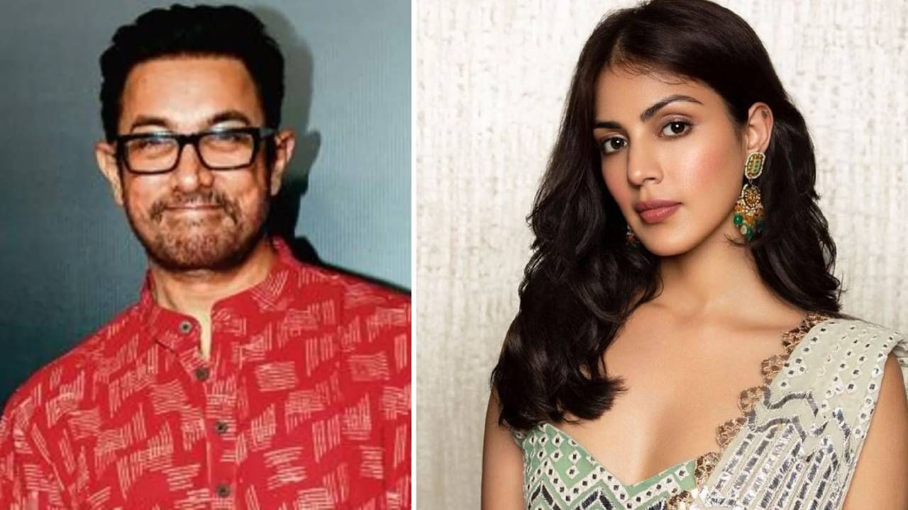 Aamir Khan and Rhea Chakraborty
