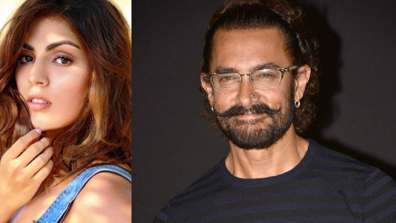 Aamir Khan and Rhea Chakraborty