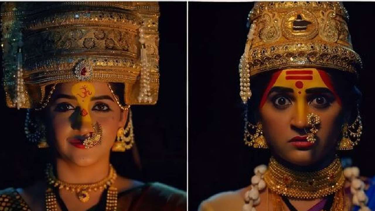 त्यांनी देवीचं रुप साकारण्याचा प्रामाणिक प्रयत्न केला आहे. देवीनेच आमच्याकडून हे करवून घेतल्याचं त्या म्हणाल्या. देवीचा मुकुट, कर्णफुले, नथ, मंगळसुत्र, कंबरपट्टा, तोडे, बाजुबंद, हार, कंठी, कुंडले या अलंकारांना फार महत्त्व आहे. हे सगळे अलंकार परिधान केलेल्या देवीचं रुप आपल्याला नि:शब्द करुन टाकतं.