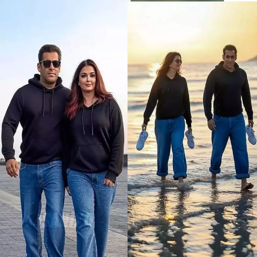 फोटोमध्ये सलमान - ऐश्वर्या एकत्र मुंबई फिरताना दिसत आहेत. सलमान आणि ऐश्वर्या यांच्या ब्रेकअपनंतर देखील दोघे कायम चर्चेत असतात.