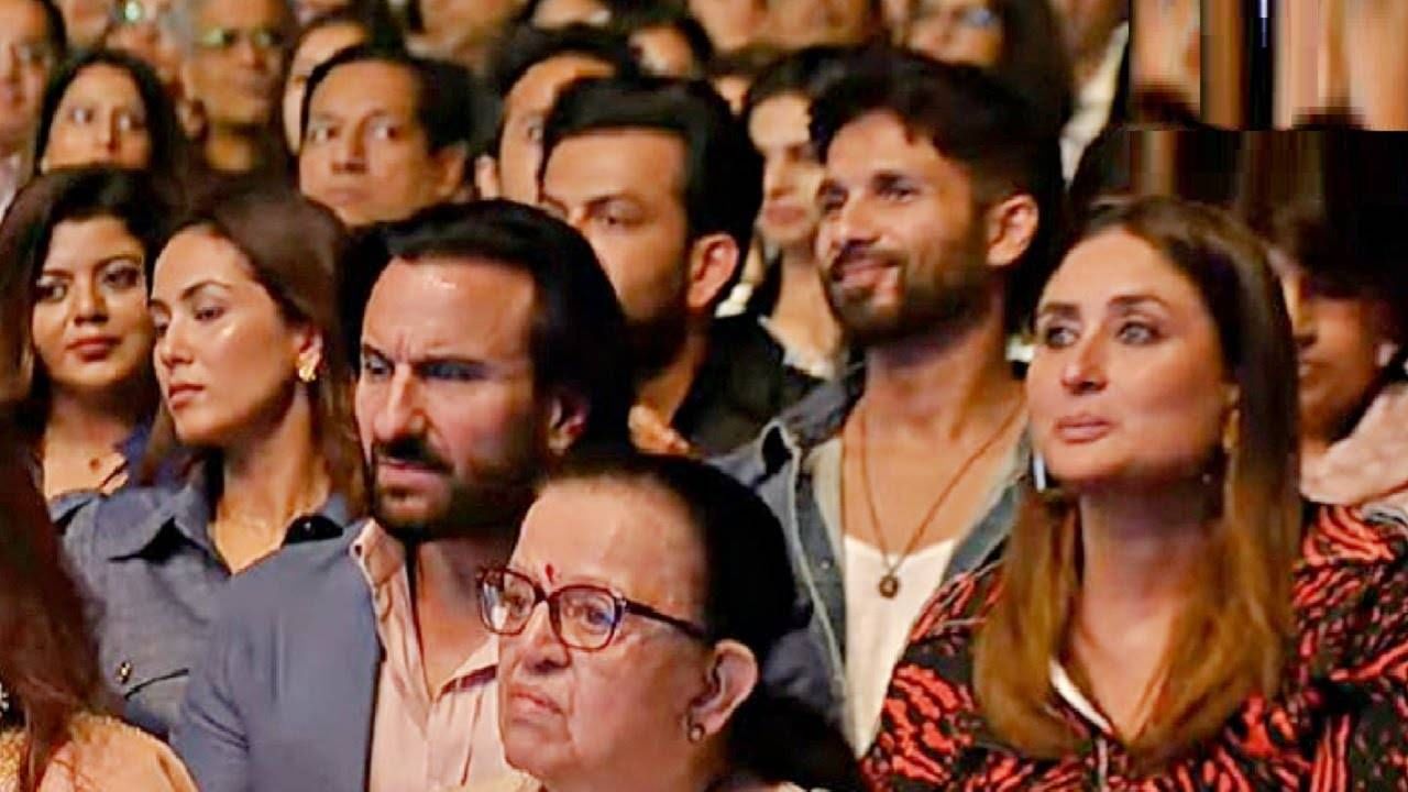 या वार्षिक कार्यक्रमात करीना आणि सैफ अली खान ज्या रांगेच बसले होते, त्याच्या मागेच शाहिद कपूर त्याची पत्नी मीरा राजपूतसोबत बसलेला दिसून आला. त्यामुळे आता या दोघांचे फोटो सोशल मीडियावर तुफान व्हायरल होत आहेत.