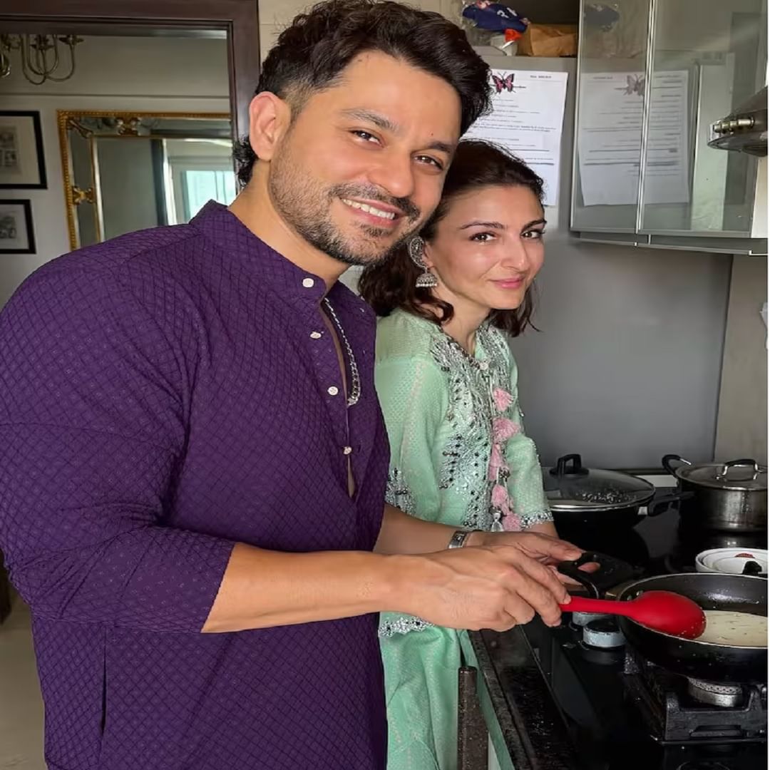 या अभिनेत्रीने तिचा पती कुणाल खेमू सोबत शेवयांची खीर तयार केली आहे. अभिनेत्रीने एका फोटोमध्ये याची एक झलकही शेअर केली.