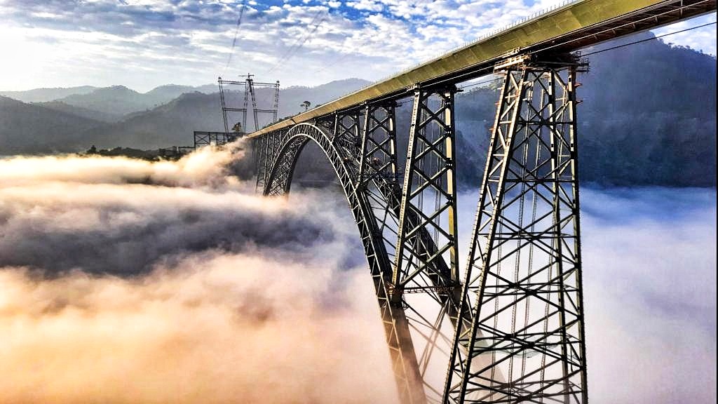 Chenab Rail Bridge: A Marvel Of Engineering And The Highest Railway Bridge  In The World