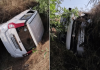 Ratnagiri accident – मुंबई-गोवा महामार्गावर भीषण अपघात; मंडणगडजवळ कार खड्ड्यात कोसळून दोघांचा मृत्यू, दोघे जखमी