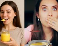 दररोज सकाळी रिकाम्या पोटी एक चमचा तूप खा; शरीरात जाणवतील हे चार बदल