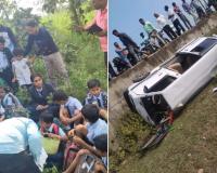 Bhandara accident – स्कूल व्हॅन पलटून 10 विद्यार्थी जखमी, रस्त्यावरील खड्ड्यांमुळे झाला अपघात