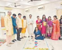 डॉक्टरांनी चितारल्या मनोवेधक रांगोळय़ा, गुरुकृपा हार्ट फाउंडेशनचा अनोखा उपक्रम