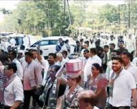 पाणीटंचाईविरोधात शिवसेनेसह महाविकास आघाडी रस्त्यावर, ऐन दिवाळीत पनवेलकरांची घागर उताणी