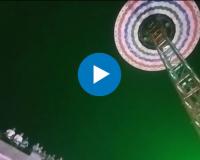 कागलमध्ये आकाश पाळणा ८० फुटांवर अडकला, दोन तास रेस्क्यू ऑपरेशन, १६ जणांची सुखरूप सुटका