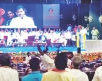‘आरक्षणावर बोला’ म्हणत नांदेडमध्ये अशोक चव्हाण यांचे भाषण बंद पाडले, मातंग समाजबांधवांची जोरदार घोषणाबाजी