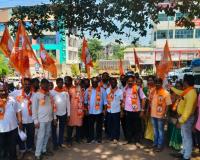 तातडीने ओला दुष्काळ जाहीर करा, रत्नागिरीत शिवसैनिकांची निदर्शने