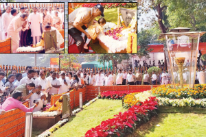 तेथे कर माझे जुळती! शिवसेनाप्रमुखांना वंदन करण्यासाठी शिवतीर्थावर शिवसैनिकांची रीघ