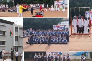 गुरुवर्य अकॅडमी स्कूलमध्ये ८० वा स्वातंत्र्यदिन उत्साहात साजरा