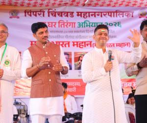 स्वातंत्र्य दिनानिमित्त भक्ती-शक्ती येथे राष्ट्रभक्तीचा जागर